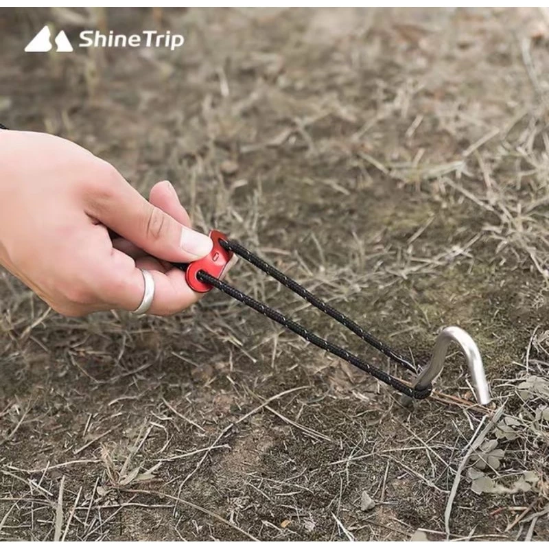 Shine Trip​ สมอ​บก​อลูมิเนียม​อัลลอย​ สำหรับ​กาง​เต็นท์​ ยาว18cm. หนา 6mm. thumbnail 5