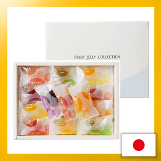 Saika no Hoseki Fruit Jelly Collection 1 box (15 types, 25 pieces)gifts, souvenirs, popular products, celebrations, sweets, gifts in return, housewarmings, assortments【Direct from Japan】(Made in Japan)