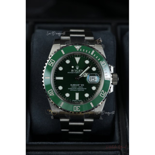 Rolex Submariner Hulk 40 mm. Automatic swiss movement 904L Stainless