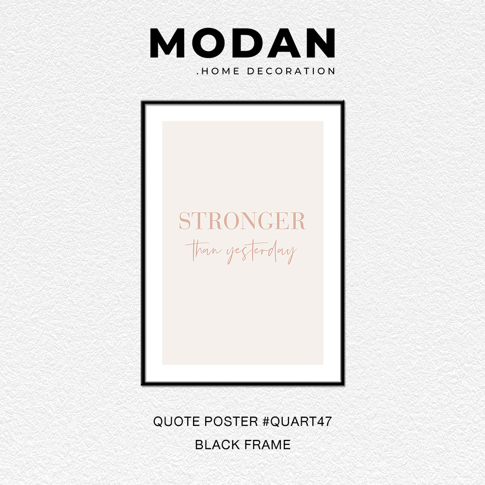 ⚡ พร้อมจำหน่าย ⚡ MODAN ภาพตกแต่งบ้านสไตล์โมเดิร์น QUOTE POSTER ART รหัส QUART47