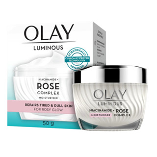 OLAY Luminous Niacinamide + Rose Complex Moisturiser Cream โอเลย์ ลูมินัส ไนอะซินาไมด์ + โรส คอมเพล็กซ์ ครีม 50g.