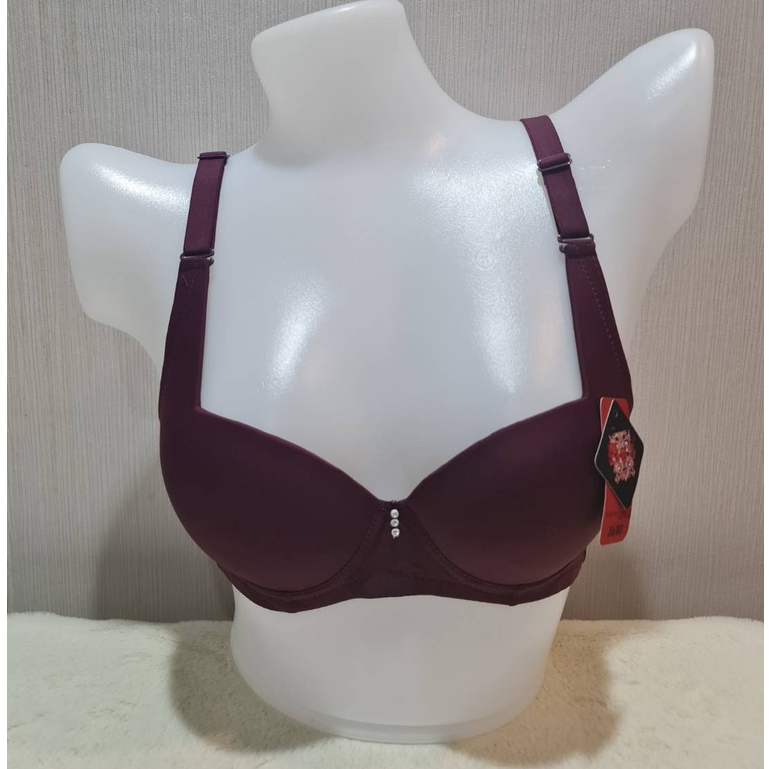 No.I9802 No's bra เสื้อในมีโครงเสริมฟองกลาง งานสวยทรงดี ดันทรงให้ดูอวบอิ่มใส่เสื้อผ้าดูดีเสริมบุคลิก