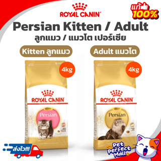 Royal Canin Persian Adult 4kg (Exp 08/24) / Kitten Persian 4kg (Exp 07/24) อาหารแมวโต ลูกแมว เปอร์เซีย ถุงขนาด 4 กก.