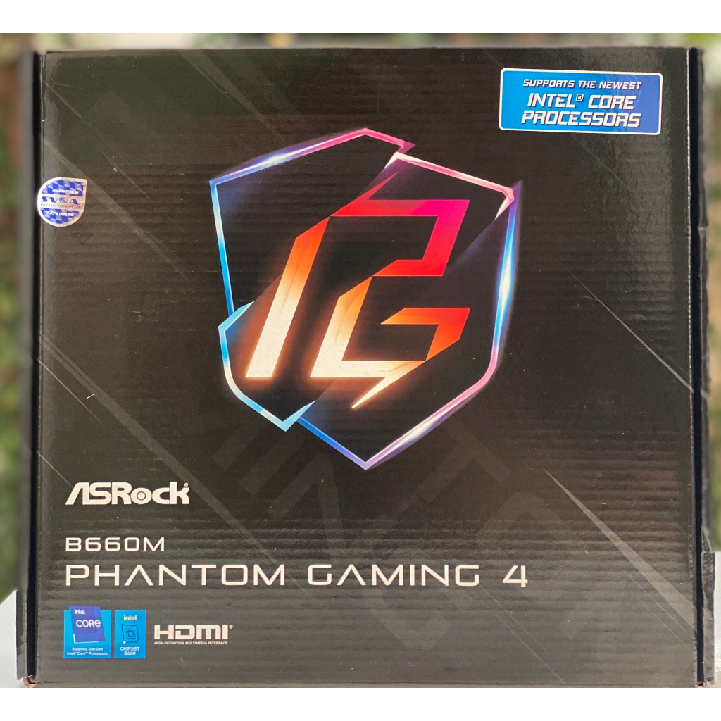 MAINBOARD (เมนบอร์ด) ASROCK B660M PHANTOM GAMING 4 (DDR4) (SOCKET LGA 1700) มือสอง ประกันไทย