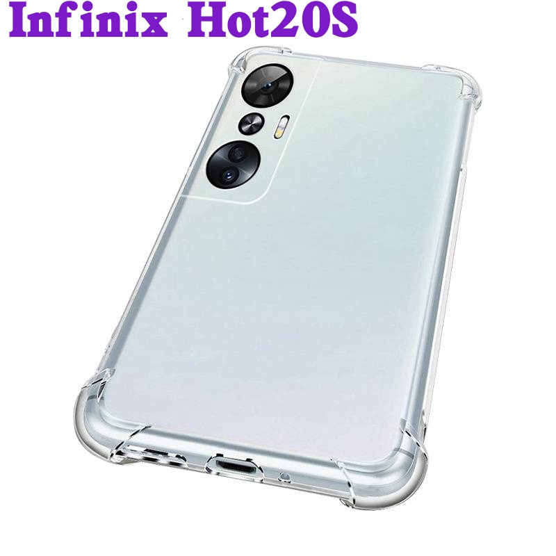 Infinix Hot 20S(พร้อมส่งในไทย)เคสTPUใสกันกระแทกแบบคลุมกล้องInfinix Hot20 4G/Hot 20i/Hot 20S/Zero 20ต