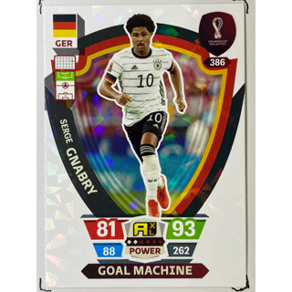 Serge Gnabry การ์ดนักฟุตบอล ฟุตบอลโลก Worldcup 2022 การ์ดสะสม Germany การ์ดนักเตะ เยอรมัน เยอรมนี