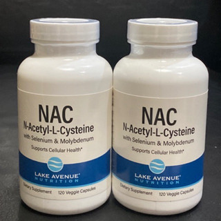 Lake avenue N-Acetyl Cysteine (NAC) 600mg 120แคปซูล +Selenium25mcg+Molybdenum