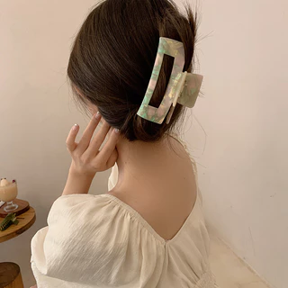 Mermaid Clip กิ๊บเปลือกหอย สไตส์หรูหรา ขนาดใหญ่ 10.5cm เล่นแสงสวย มีกลิทเตอร์เปลือกหอยแวววาว กิ๊บติดผม กิ๊บหนีบผม