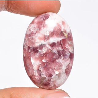 1PC Genuine Lepidolite Cabochon Top High grade quality for making Jewelry wire wrapping healing and collection.