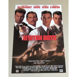 Handbill (แฮนด์บิลล์) หนัง “The Newton Boys”  ใบปิดไทย จากค่ายวิดีโอ ราคา 99 บาท