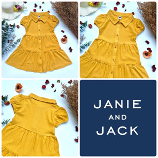 JANIE AND JACK "CORDUROY PUFF SLEEVE SHIRT"