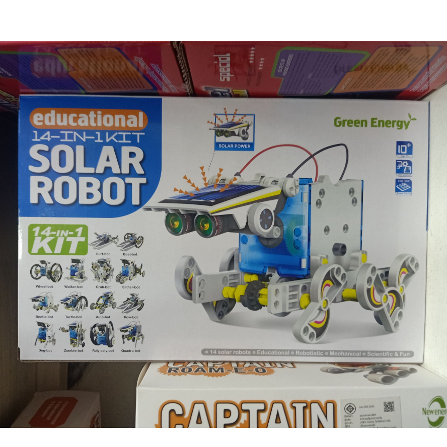 👑พร้อมส่งจากไทย👑 DIY STEM  12in1 Solar(พลังงานแสงอาทิตย์) Robot ประกอบหุ่นยนตร์