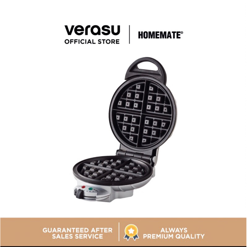 HOMEMATE #เครื่องอบวาฟเฟิลกลม #VERASU #เครื่องทำวาฟเฟิล รุ่น HOM-TSK2105B #เครื่องทำขนม เครื่องทำวาฟ