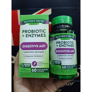 Natures Truth Probiotics with Enzymes | 60 Capsules