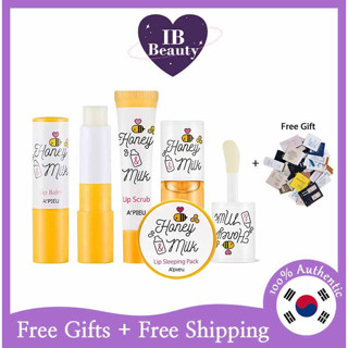 [APIEU] Honey &amp; Milk Lip Scrub/Lip Balm/Lip Oil/Lip Sleeping Pack