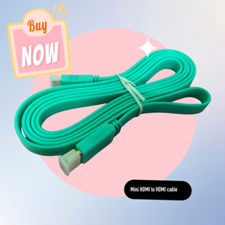 สาย Mini HDMI to HDMI Cableใช้ต่อ สำหรับกล้องดิจิตอล / กล้องวิดีโอ, เครื่องเล่นวีดีโอ, HDTV, คอมพิวเตอร์