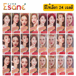 ESANE Hair Color Cream อีซาเน่ แฮร์คัลเลอร์ ครีม 100มล. สีผม ครีมย้อมผม ยาย้อมผม