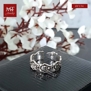 MT แหวนนิ้วเท้าเงินแท้ รูปเพนกวิน งานรมดำ Solid 925 Sterling Silver Toe Ring  (str134) MT Jewelry มณีธารา