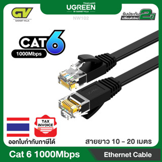 UGREEN รุ่น NW102 สายแลน Cat6 Ethernet Patch Cable Gigabit RJ45 Network Wire Lan Cable Plug Connector ยาว 0.5-20 เมตร