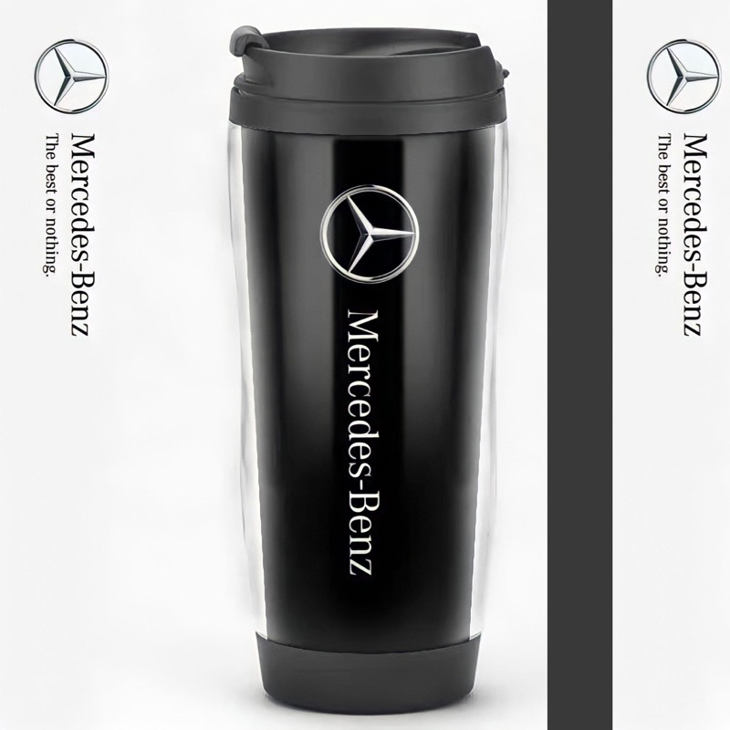 แก้วน้ำ โลโก้ Mercedes Benz ยี่ห้อ Mercedes Benz เก็บความเย็น
