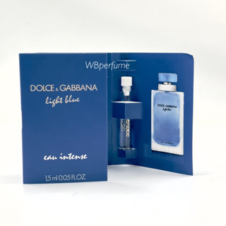 น้ำหอม Dolce &amp; Gabbana Light Blue Eau Intense EDP Women 1.5ml vial