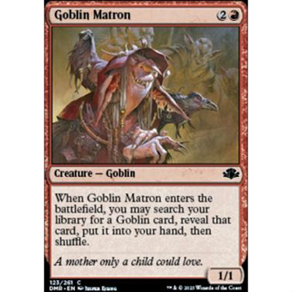 Goblin Matron การ์ด Magic The Gathering ของแท้ จากชุด Dominaria Remastered