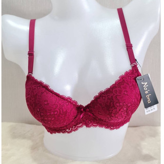 NO.0012 ยี่ห้อ Nos bra เสื้อในมีโครง เสริมฟองหนา เนื้อฟองนุ่มบราสวยใส่สบายไม่ร้อนไม่คัน สายบราถอดได้