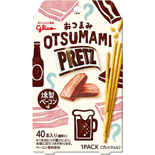 Ezaki Glico Appetizer Pretz &lt;รสเบคอนรมควัน&gt; 24g x 28 ชิ้น [ส่งตรงจากญี่ปุ่น]