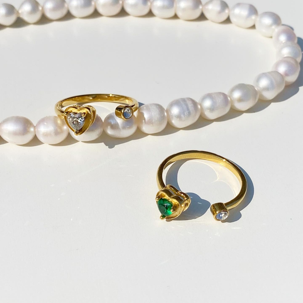 play.palette - Poppy heart ring