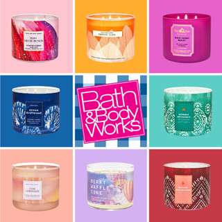 [set 4/5] เทียนหอมแบบ3หัวจุดของ Bath and Body Works แบบ 3 หัวจุดสร้างบรรรยากาศผ่อนคลายในที่ต่างๆด้วยตัวคุณเอง