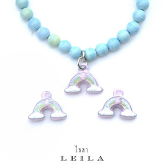 Leila Amulets อุณาโลม เหนือเมฆ ห่วงห้อย Baby Leila Collection (พร้อมกำไลหินฟรีตามรูป 6 มิล)