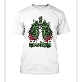 เสื้อยืด สกีน Logo Greenlungs (Cotton 100%)