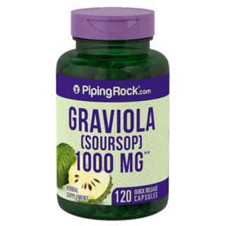 Piping Rock Graviola Soursop 2000 mg 120 Quick Release