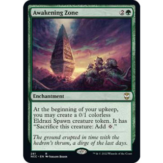 [MTG] Awakening Zone [NCC] [GREEN] [RARE] [NORMAL] [ENG] (การ์ดเมจิค / Magic the Gathering)