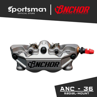 Sportsman ปั้มเบรคมอเตอร์ไซค์Anchor ANC-36 Radial-Mount 4pot pitch:108mm (Sintred break pad) [ PRE ORDER ]