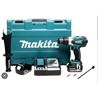 DHP458RFE สว่านไร้สายกระแทก 18V-3.0AH Makita