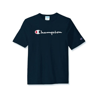 CHAMPION MEN - US เสื้อยืดแขนสั้นผู้ชาย-ไซส์ยุโรป HERITAGE T-SHIRT  GT19HS22 Y08252-NYC