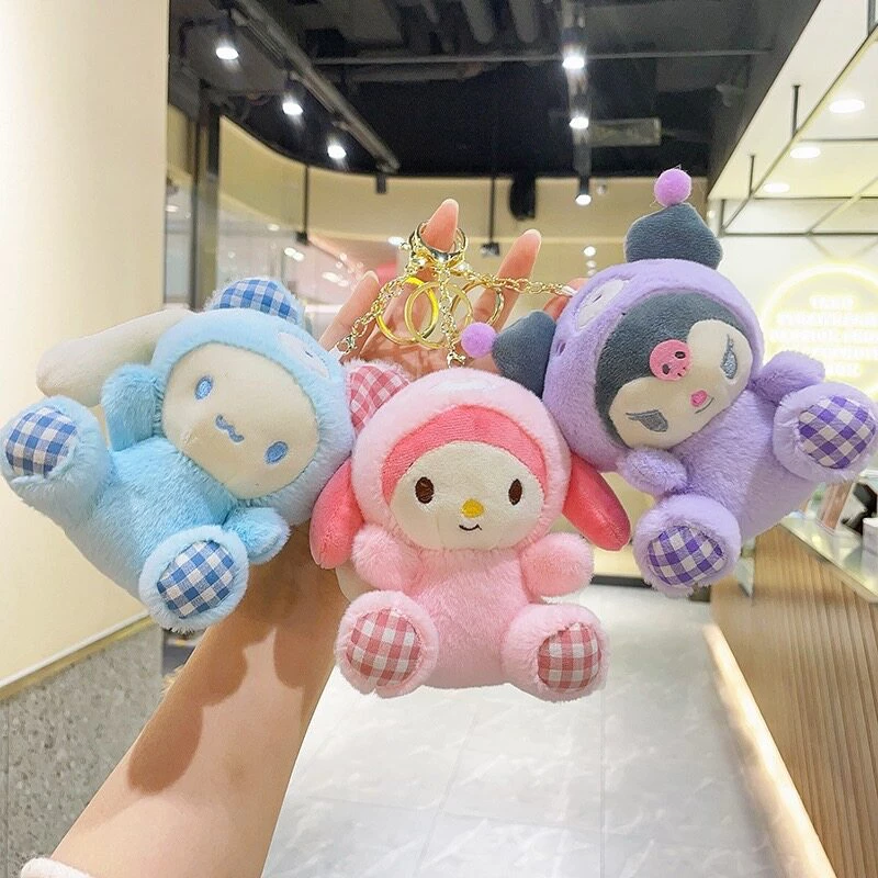 🌼พวงกุญแจ YS120 ตุ๊กตาหมี นุ่มนิ่ม พวงุญแจน่ารัก แฟชั่น สีสันสดใส ห้อยกระเป๋า สไตล์เกาหลี🌼