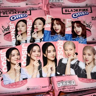 OREO BLACKPINK PHOTOCARD OREOXBACKPINK JISOO LISA JENNIE ROSE