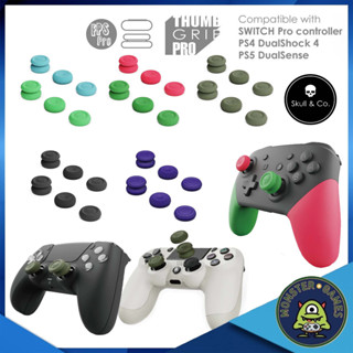 Skull &amp; Co Thumb Grip Set for PS5 / PS4 / Switch Joy Pro Controllers (ที่ครอบอนาล็อก)(จุกจอย)(ที่ครอบอนาล็อค)(จุก)