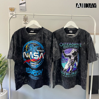 เสื้อวินเทจ เสื้อโอเวอร์ไซส์ 🪐🪐ลายอวกาศNASA✅ของแท้100%