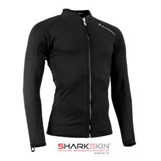 เสื้อดำน้ำแขนยาวสำหรับผู้ชาย Sharkskin Titanium Chillproof Long Sleeve Full Zip Male