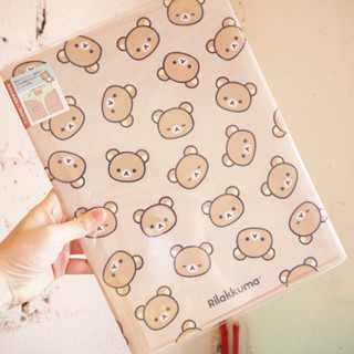 แฟ้ม RILAKKUMA size : A4 สามารถใส่กระดาษ A3 JAPAN