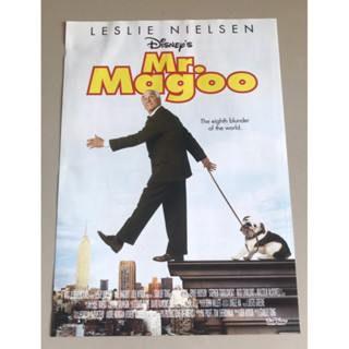 Handbill (แฮนด์บิลล์) หนัง “Mr. Magoo”  ใบปิดไทย จากค่ายวิดีโอ ราคา 79 บาท