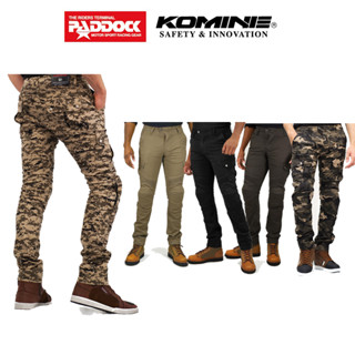 KOMINE กางเกงการ์ด รุ่น PK-744 Protect Riding Cotton Cargo Pants