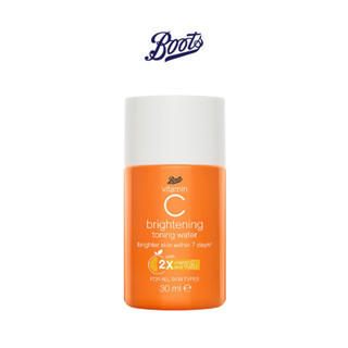 BOOTS VITAMIN C บู๊ทส์ วิตามิน ซี ไบรท์เทนนิ่ง โทนนิ่ง วอเตอร์ 30 มล.
BOOTS VITAMIN C BRIGHTENING TONING WATER 30ML (RR)