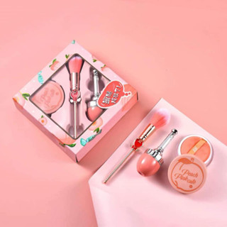 Set peach pink cute เซ็ตเครื่องสำอางของขวัญหนึ่งเซตมี 3 item