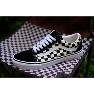 VANS OLD SKOOL Primary Check Black White ลายตาราง แท้100% พร้อมส่ง (สินค้ามีกล่อง)