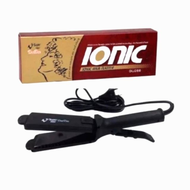 Super V Inter SU 288 Ionic ของแท้💯 เครื่องหนีบผม  ที่หนีบผม เครื่องรีด ซุปเปอร์วี กล่อง น้ำตาล