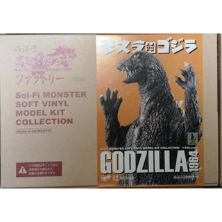 Kaiyodo Sci-Fi Monster Soft Vinyl Model Kit Collection Godzilla 1964 (Resin Kit) ก็อตจิ 1964 งานสมจริง Japan